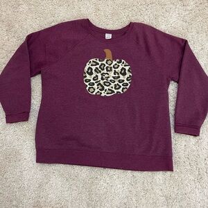 Adorable and comfy pumpkin sweatshirt